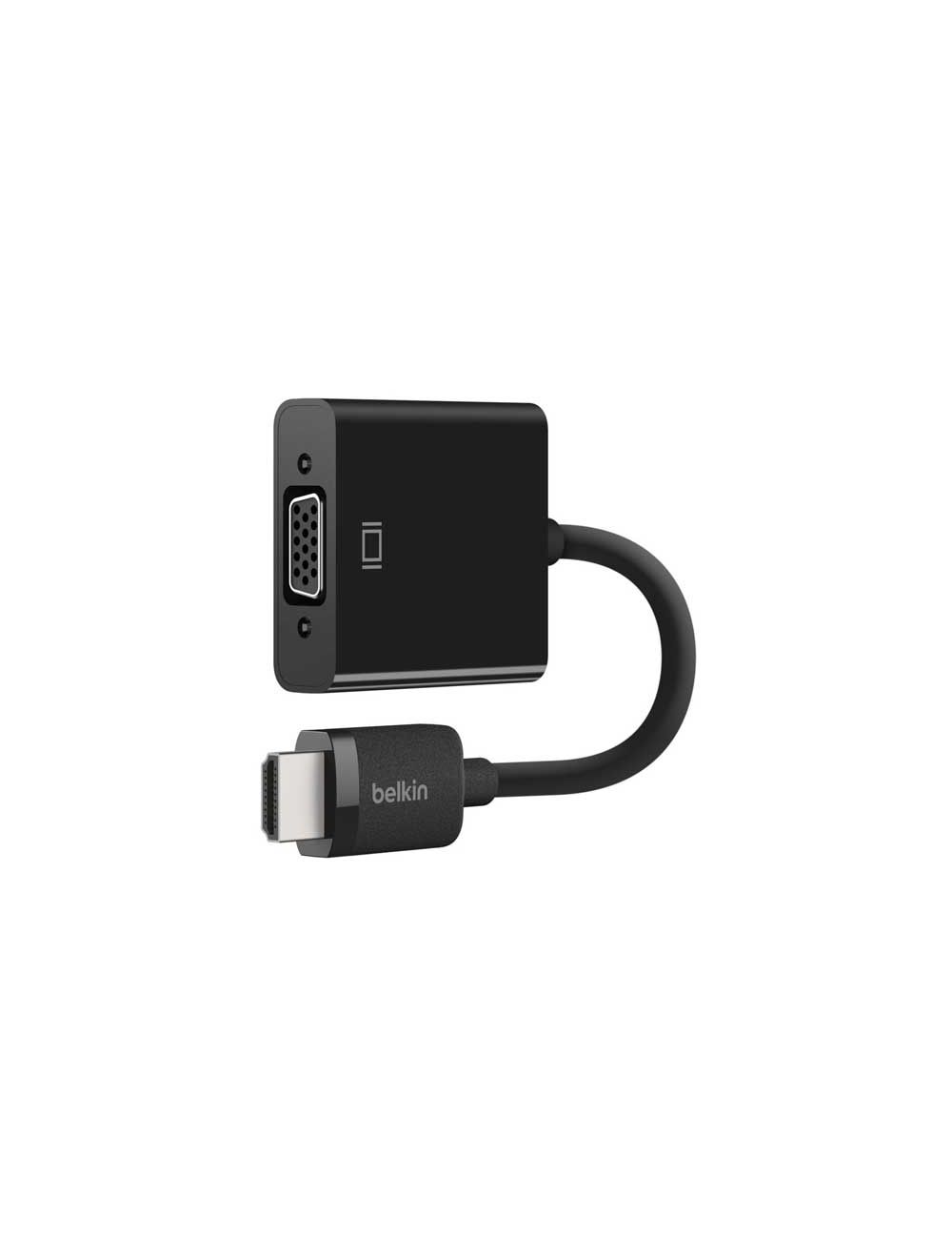 HDMI to VGA Adapter with Micro-USB Power- Black